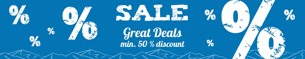 SALE: At least 50% discount!