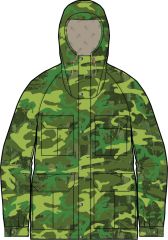 Mens Printed Dryvent Mountain Parka